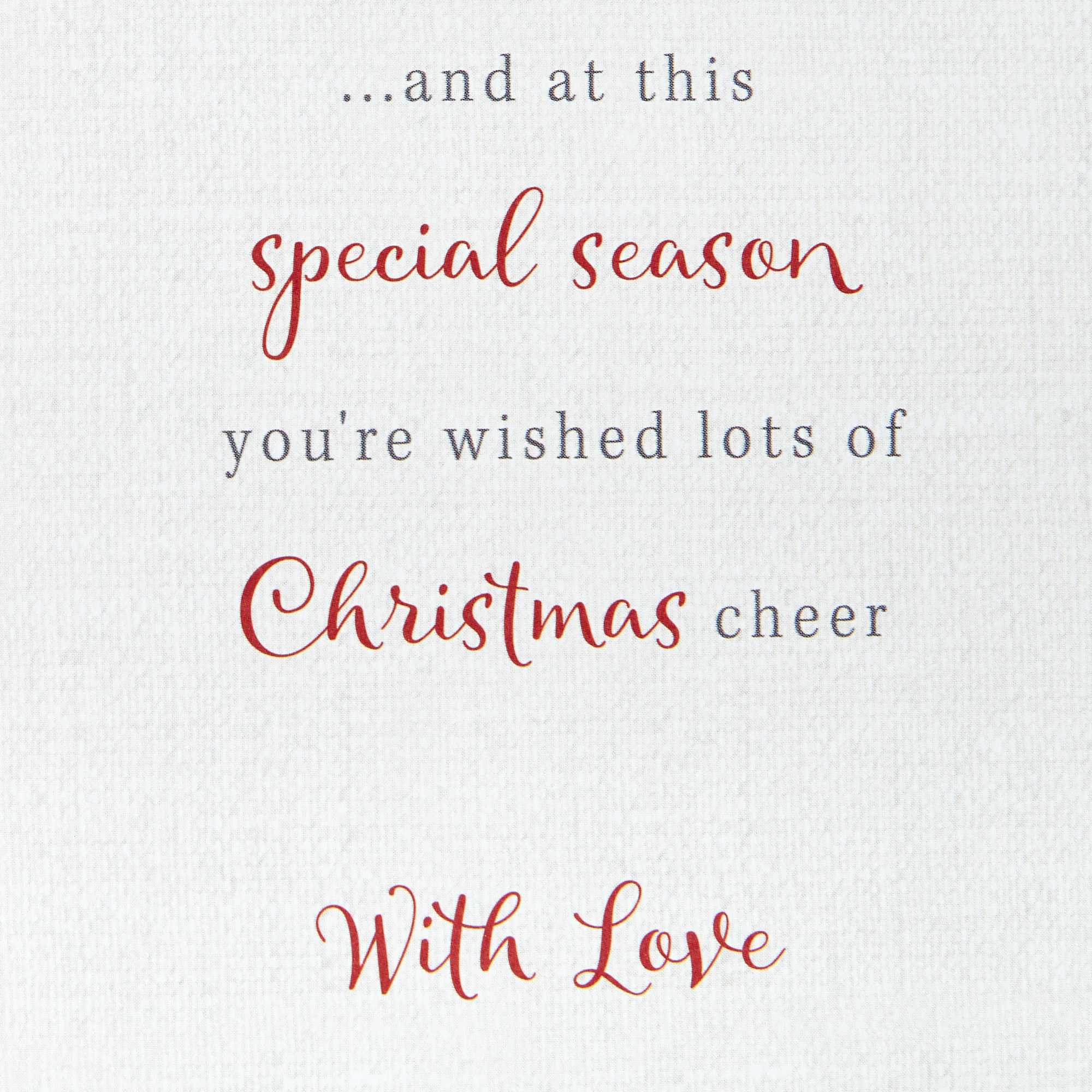 Christmas Card - Son And Daughter In Law, Traditional Fireside