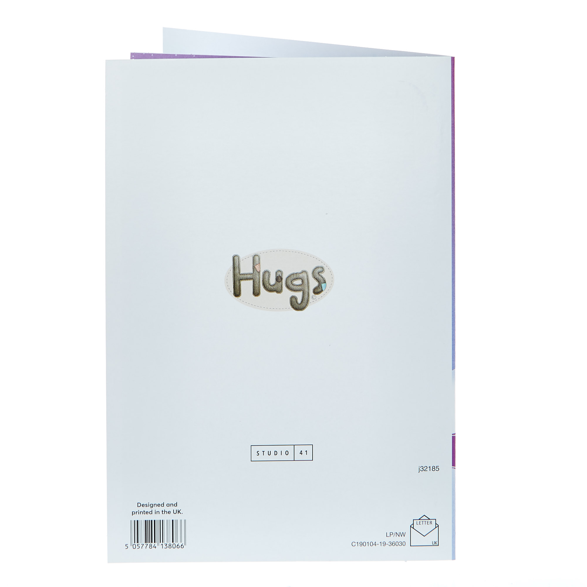 Hugs Bear Christmas Card - For My Lovely Wife