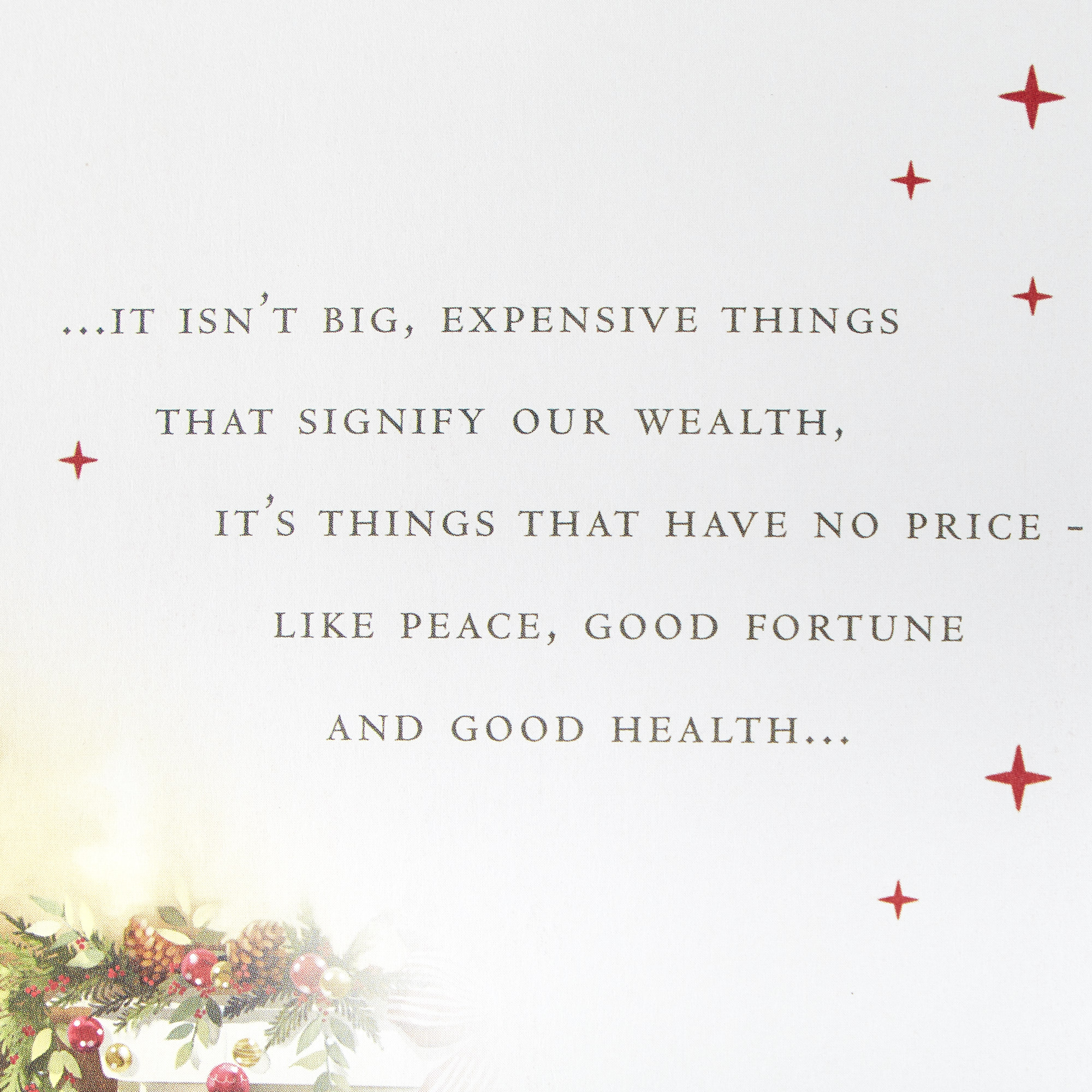 Christmas Card - Festive Wishes To Both Of You