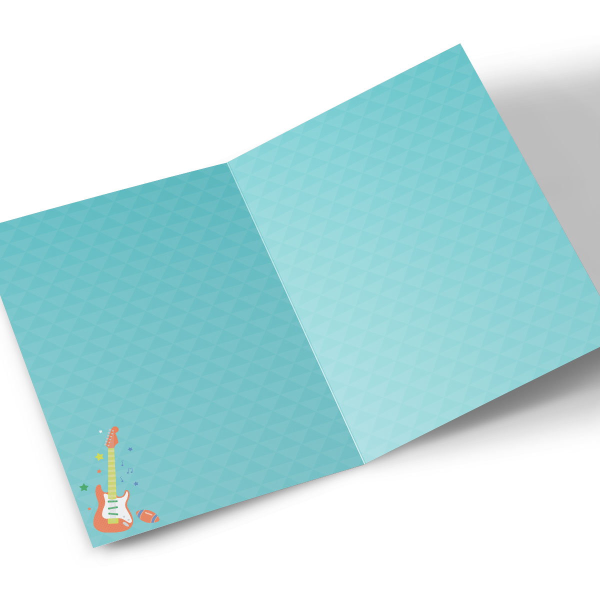 Personalised Editable Age Birthday Card - Son In Law, Guitar