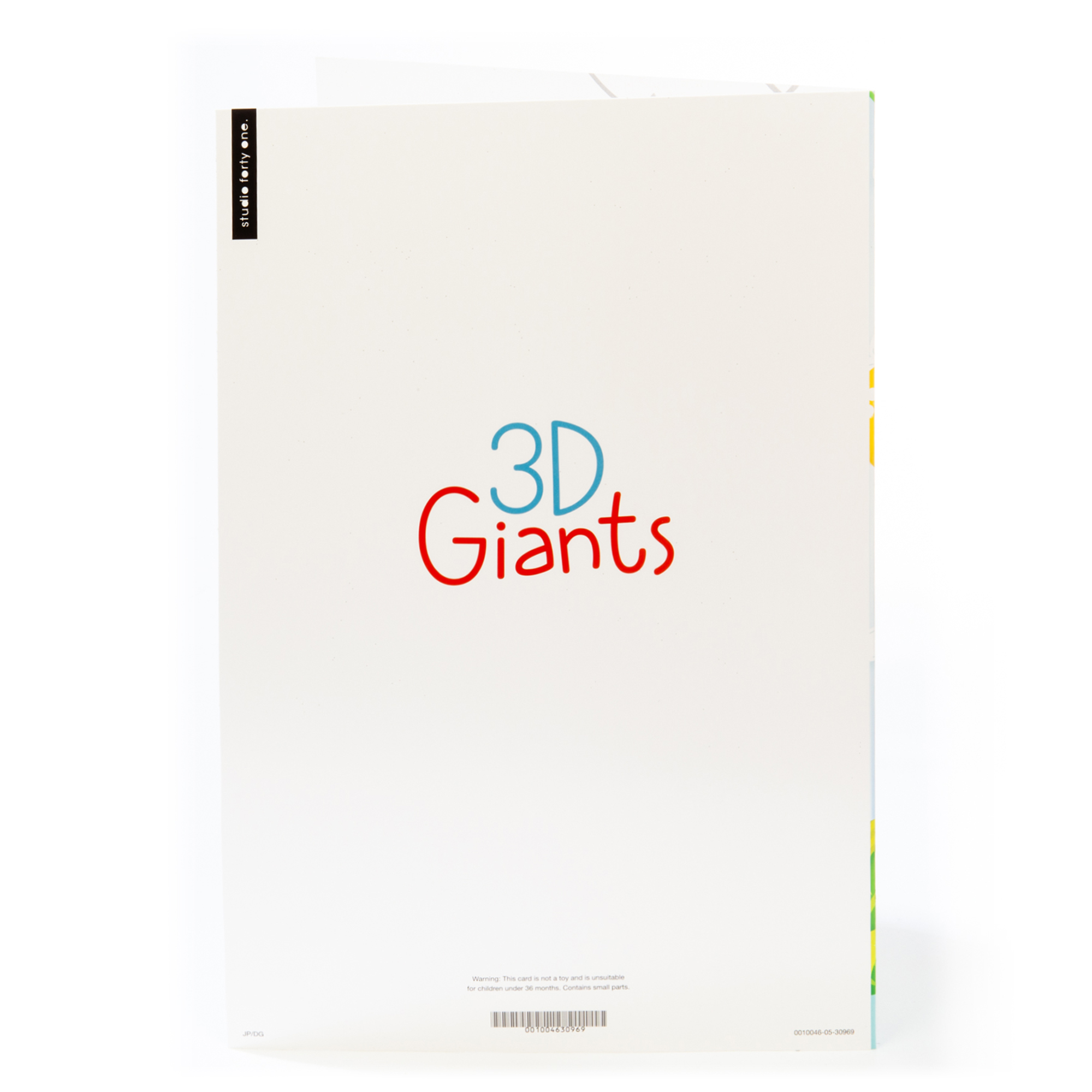 Giant 1st Birthday Card - Jungle Animals 