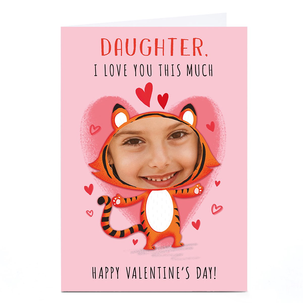 Photo Dalia Clark Valentine's Day Card - Tiger, Daughter