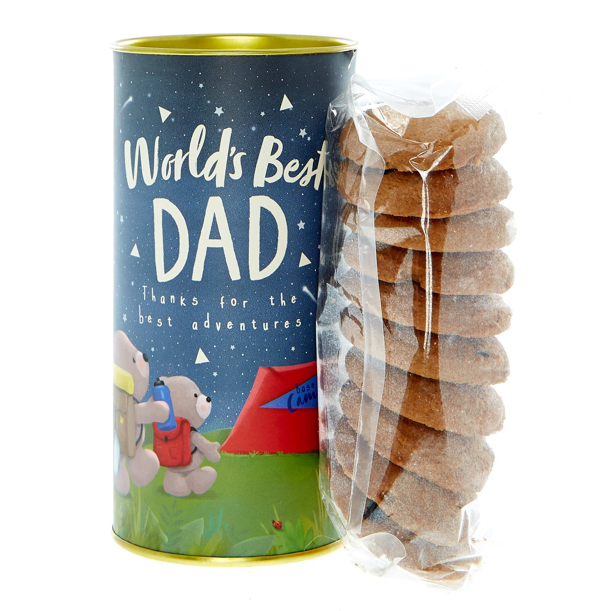 Hugs Dad Tin with Cookies