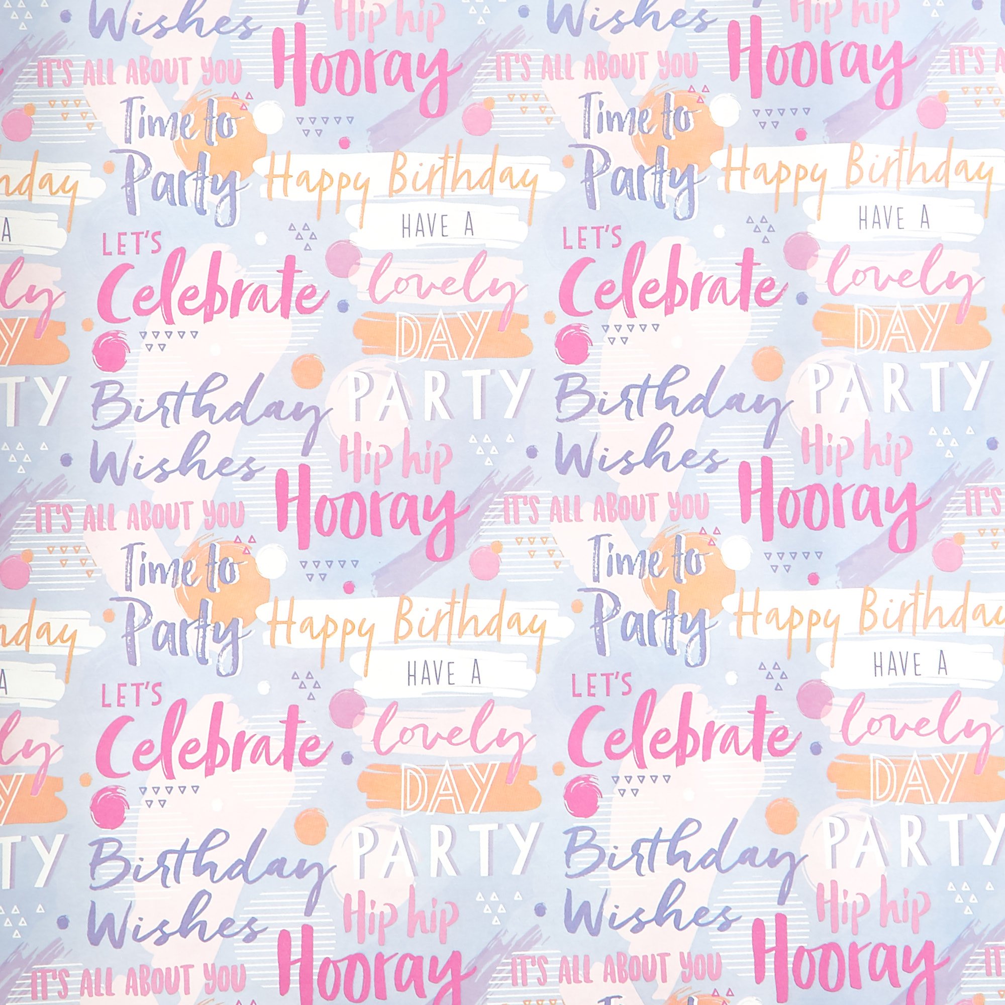 Let's Celebrate Birthday Wrapping Paper - 3 Metres 