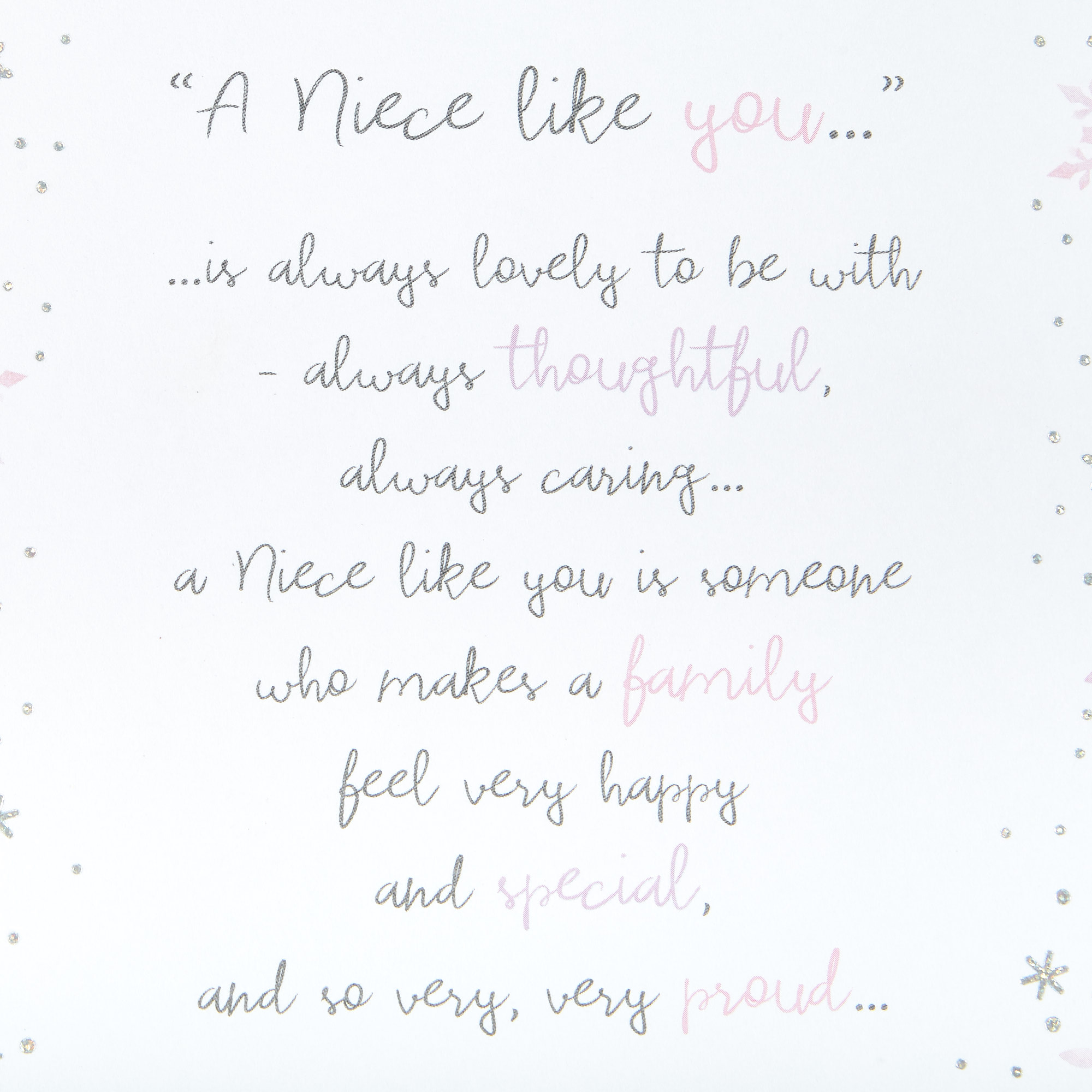 Christmas Card - For A Special Niece 