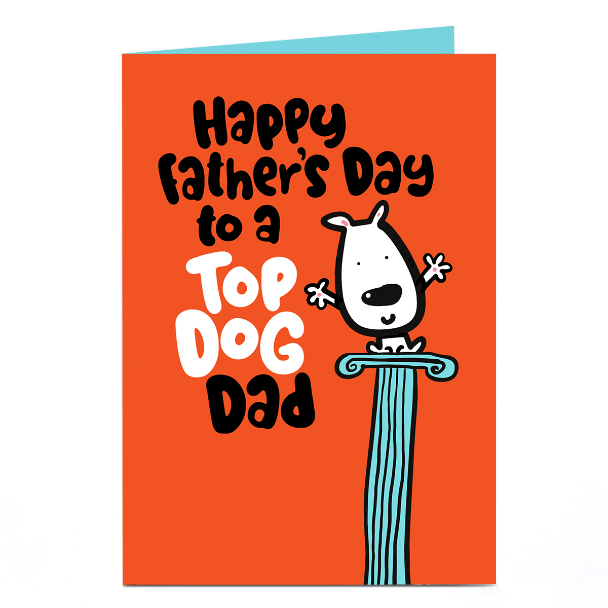 Personalised Fruitloops Father's Day Card - Top Dog Dad