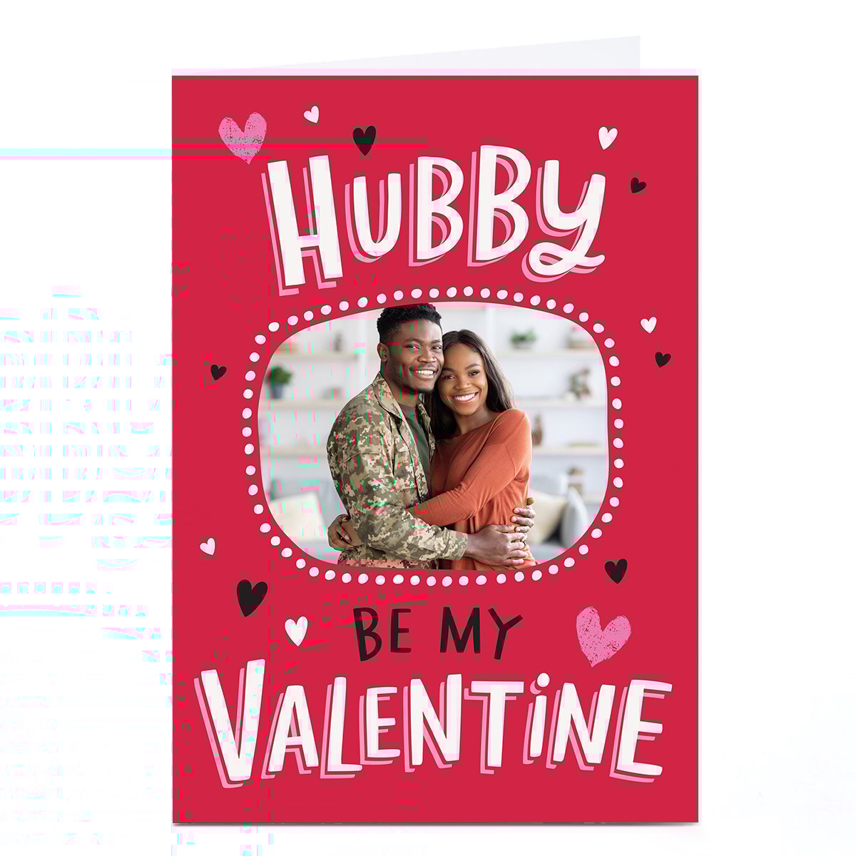 Photo Ebony Newton Valentine's Day Card - Hubby Be My Valentine