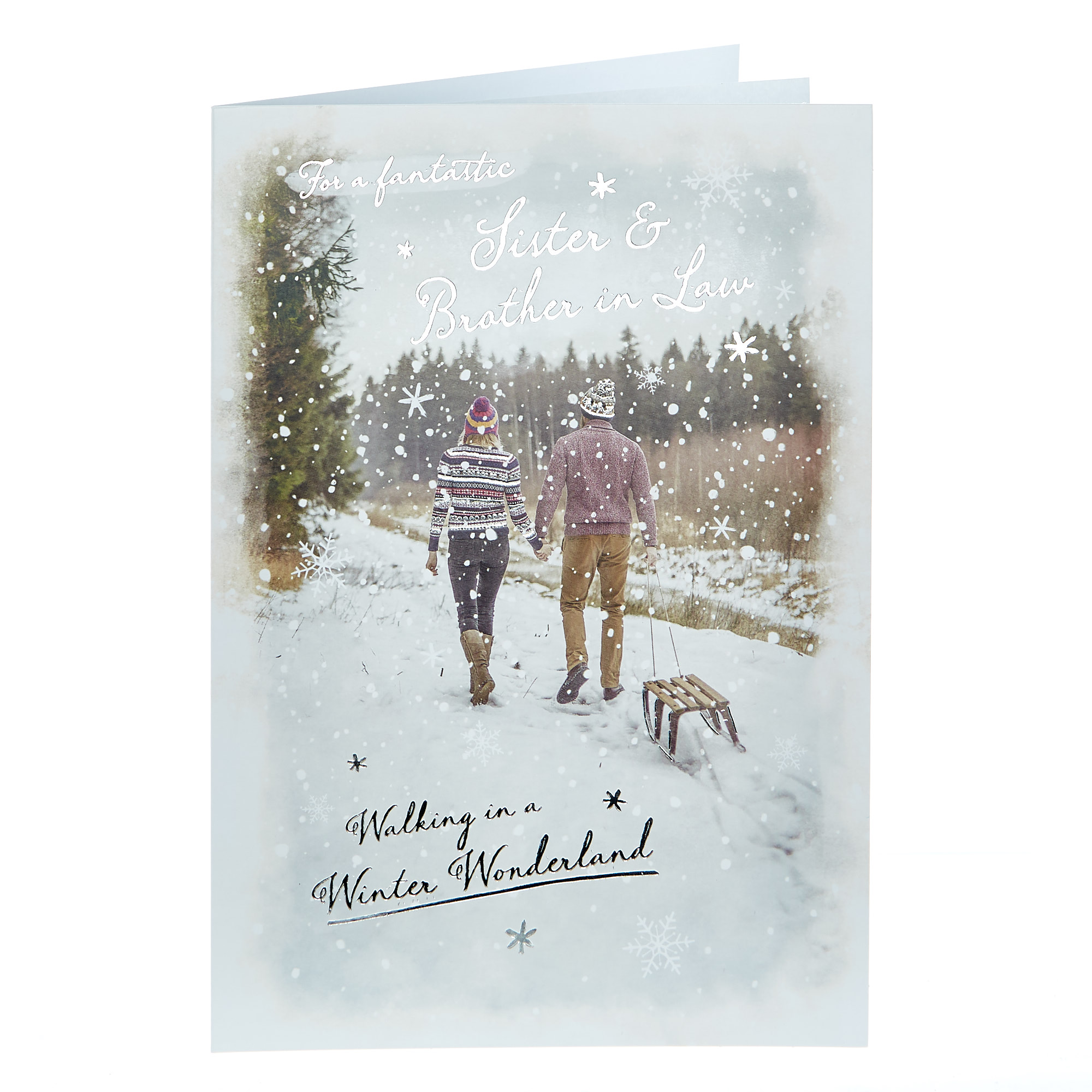 Christmas Card - Sister & Brother In Law Wonderland