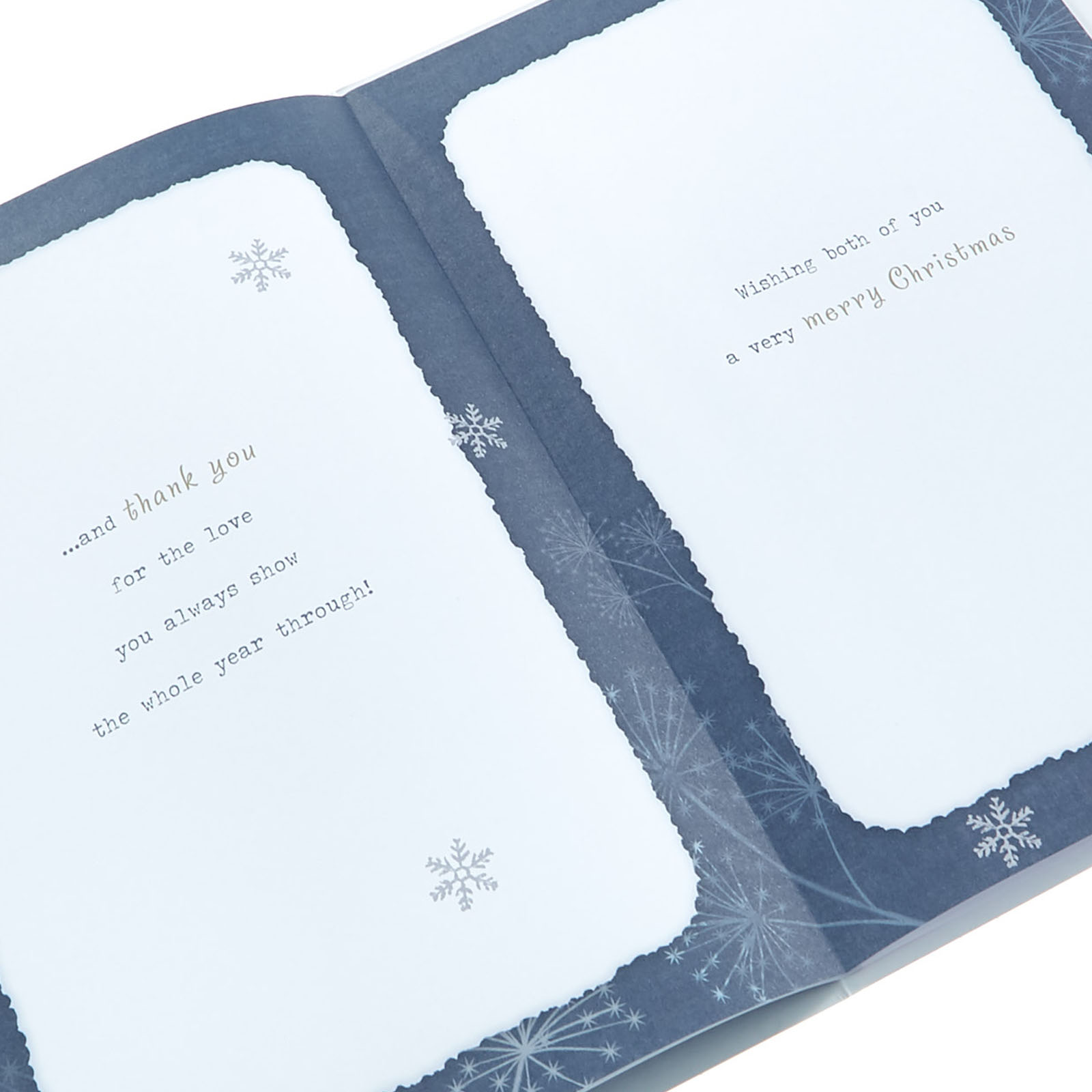 Christmas Card - Special Mam & Dad, Rabbits 
