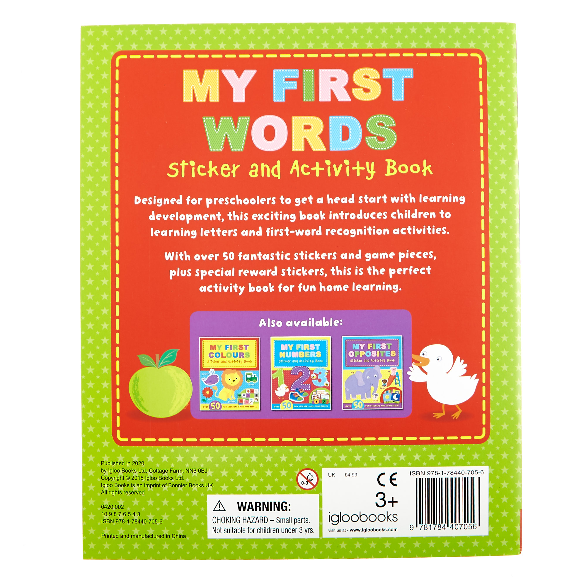 My First Sticker & Activity Books - Set Of 4 