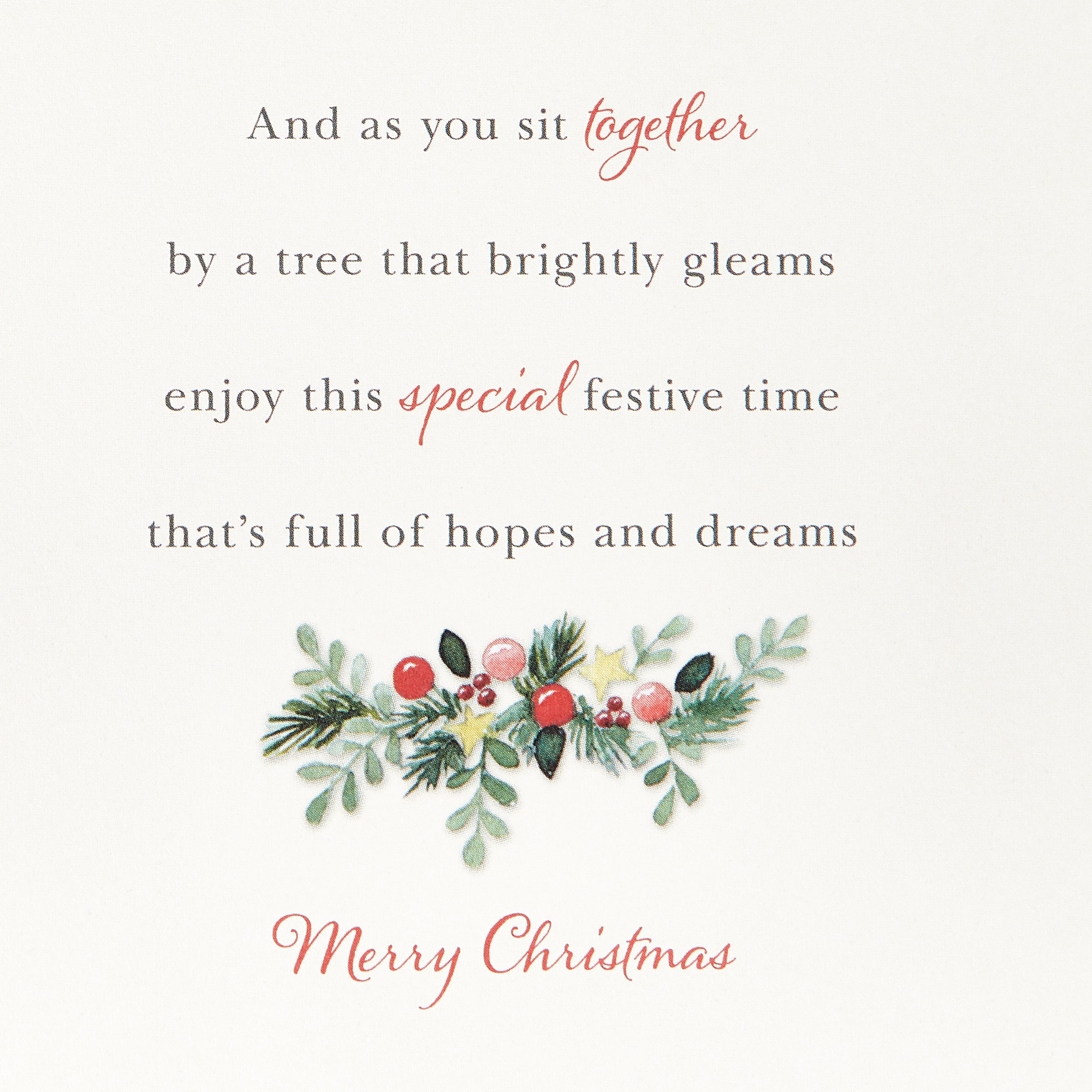 Christmas Card - Son And Daughter In Law, Traditional Christmas Stockings