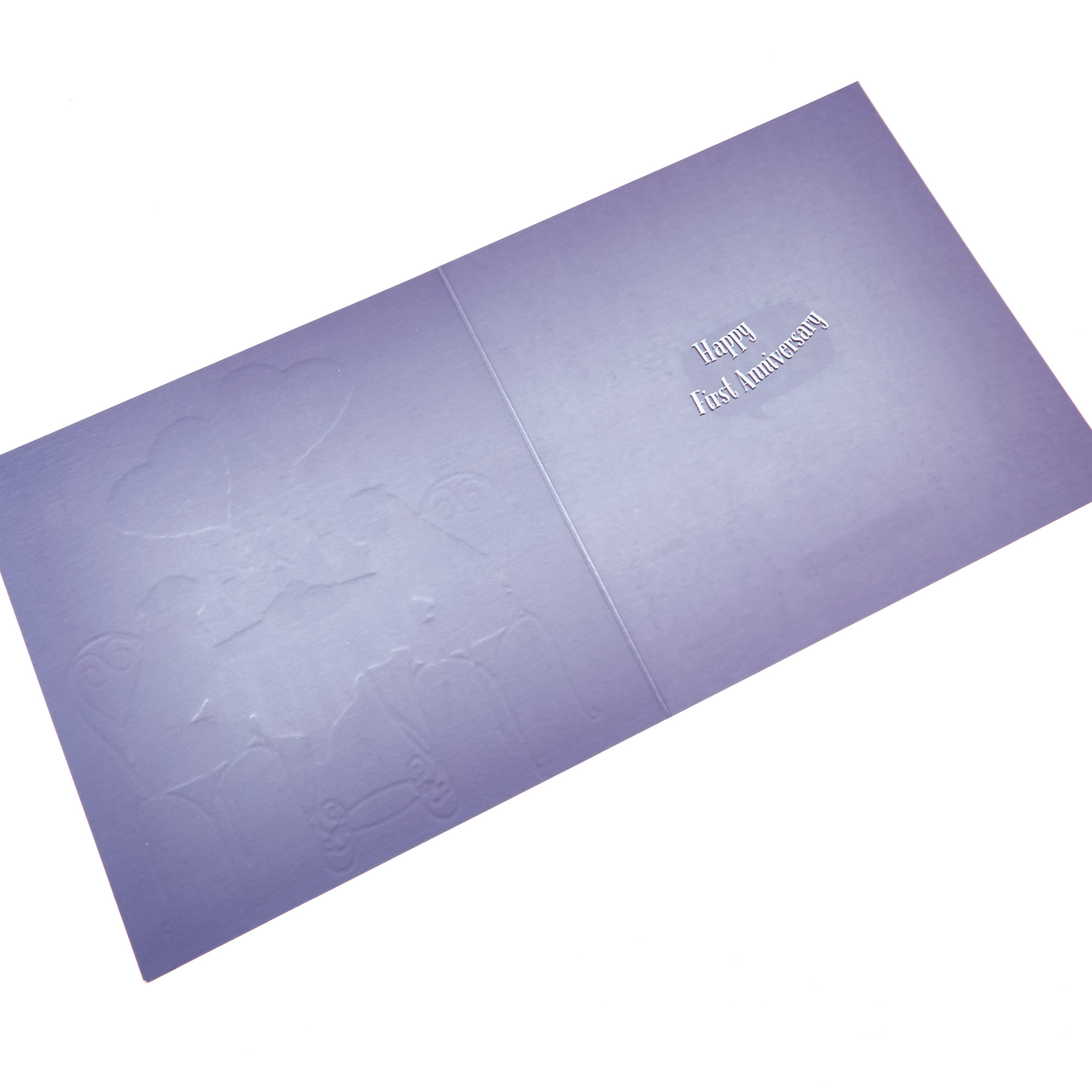 1st Anniversay Card - One Year Down
