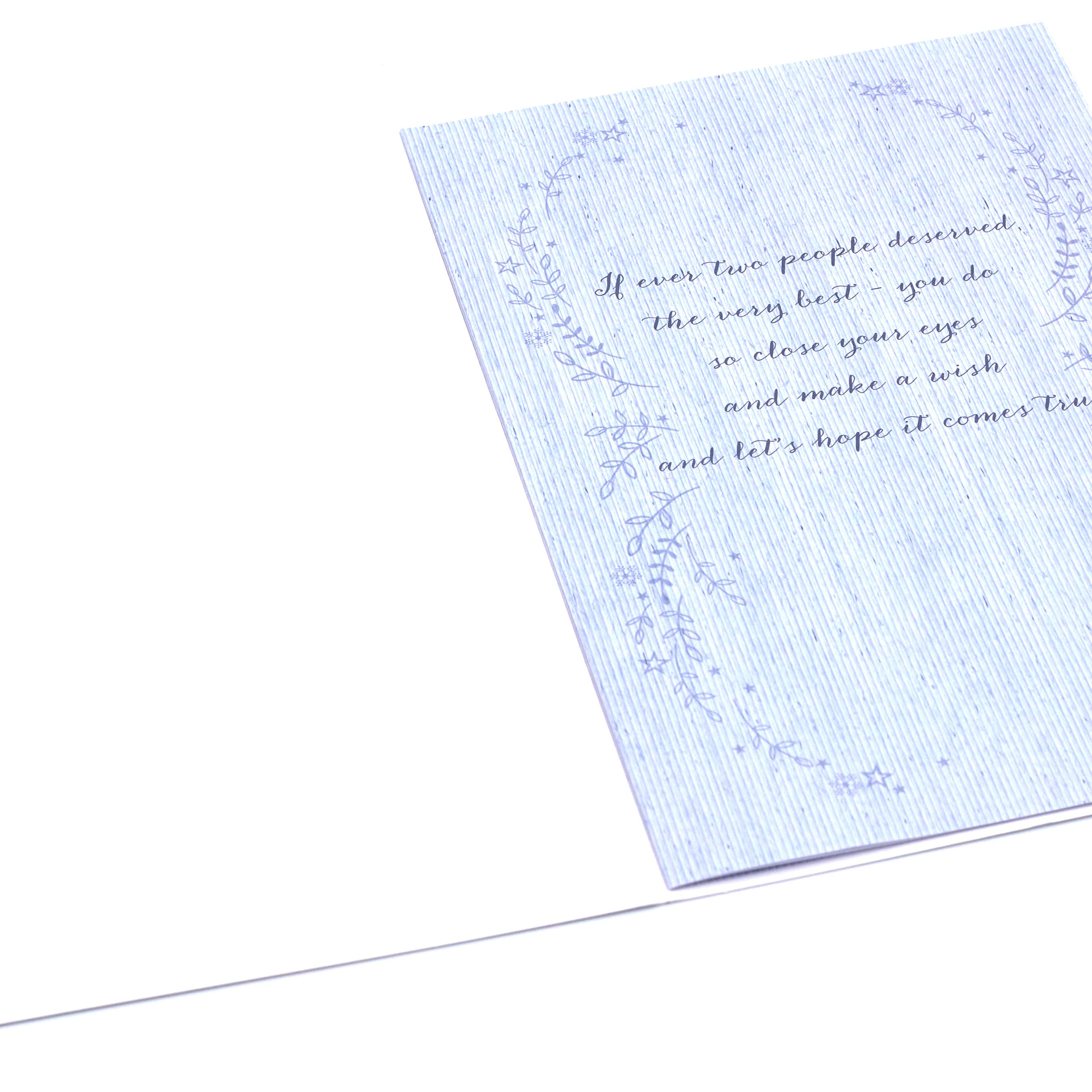 Christmas Card - A Special Niece & Your Partner