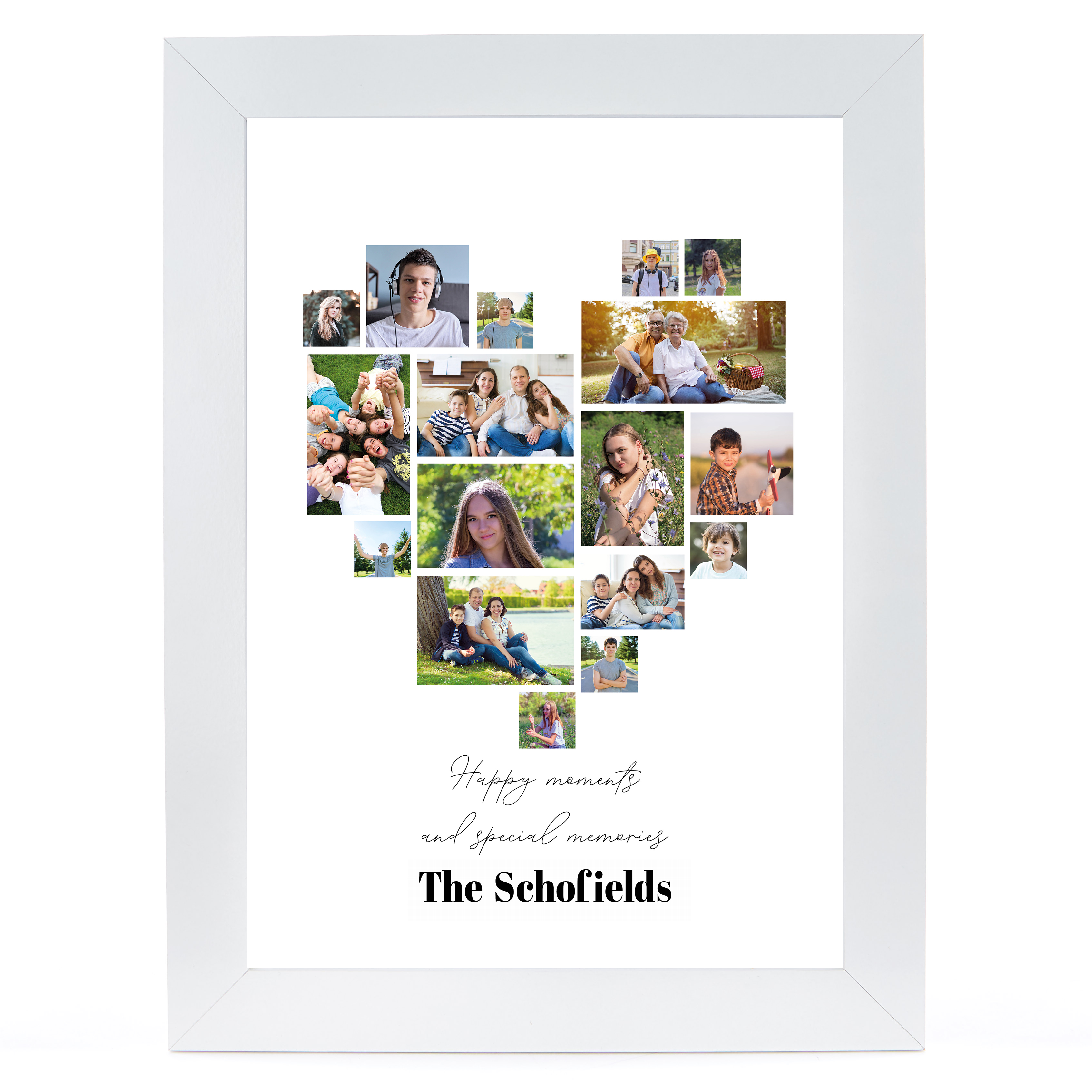 Photo Upload 17 Photo Print - Happy Moments and Special Memories