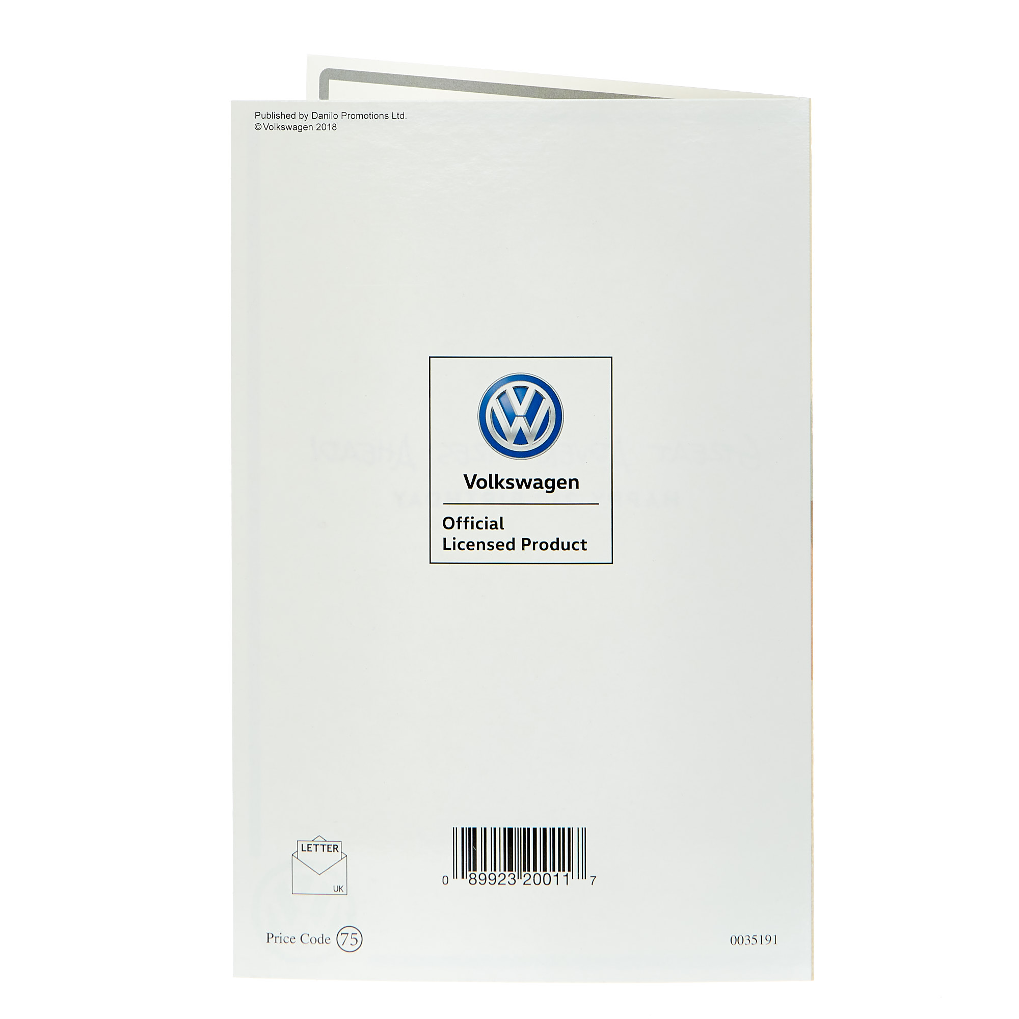 Volkswagen 21st Birthday Card