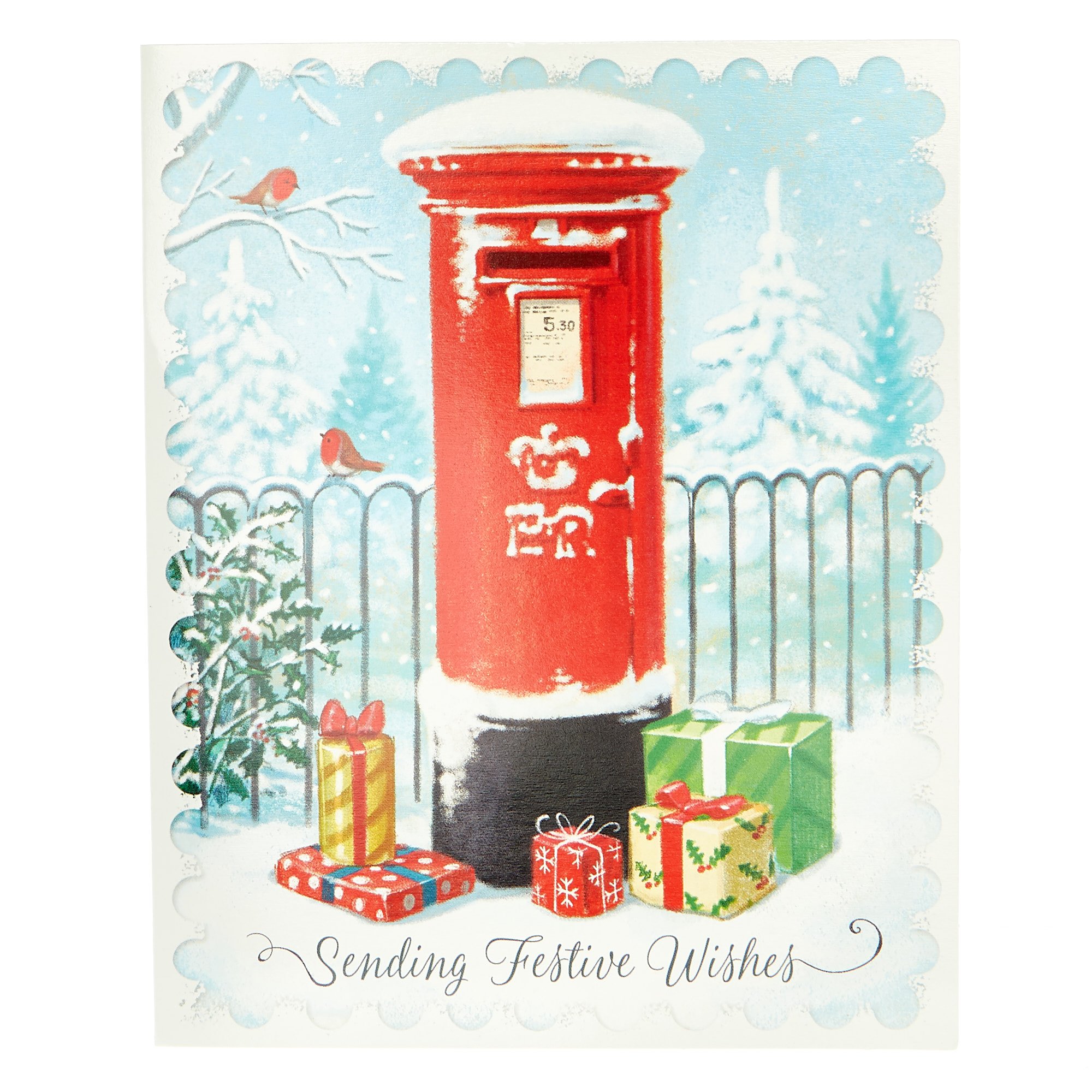 Pack of 30 Traditional Christmas Cards - 5 Designs 