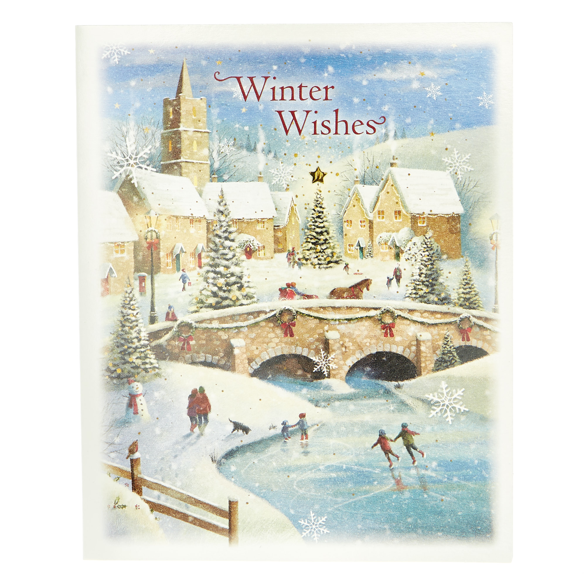 Pack of 30 Traditional Christmas Cards - 5 Designs 