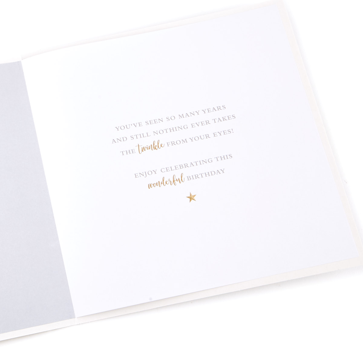 Exquisite Collection Birthday Card - Young At Heart, 90 or 100