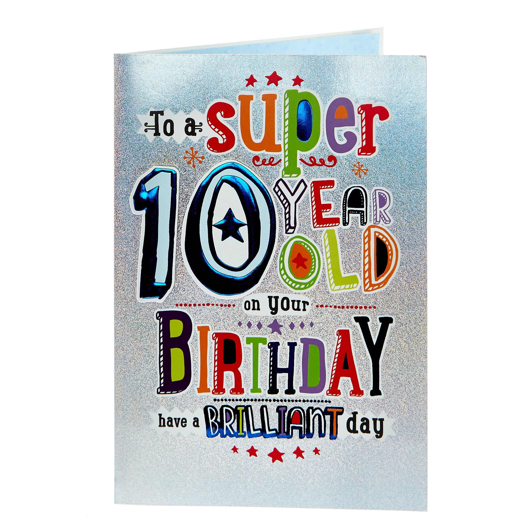 10th Birthday Card - Have A Brilliant Day