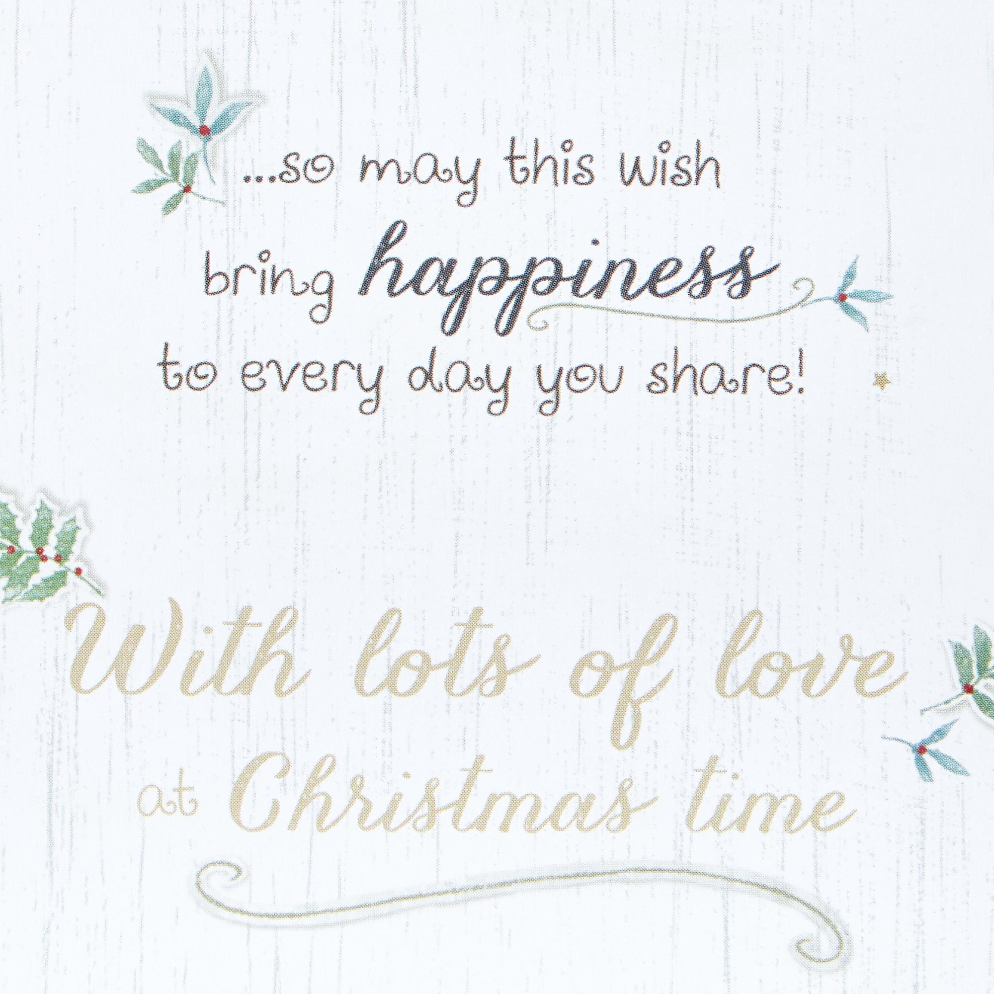 Christmas Card - Daughter & Son In Law Foxes