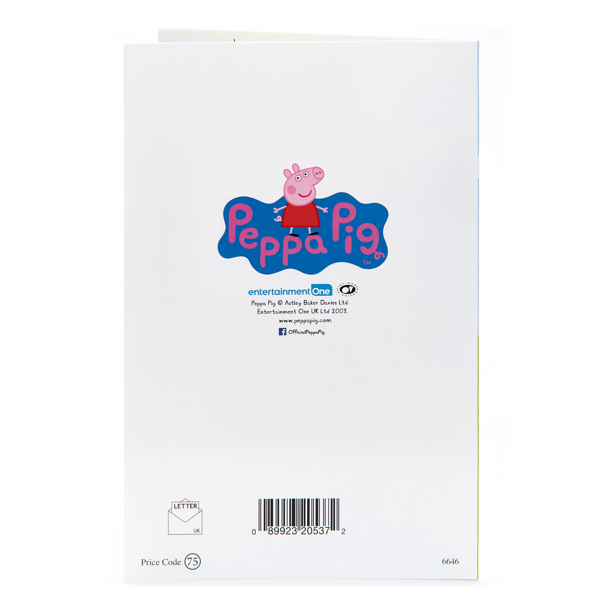 Peppa Pig 3rd Birthday Card