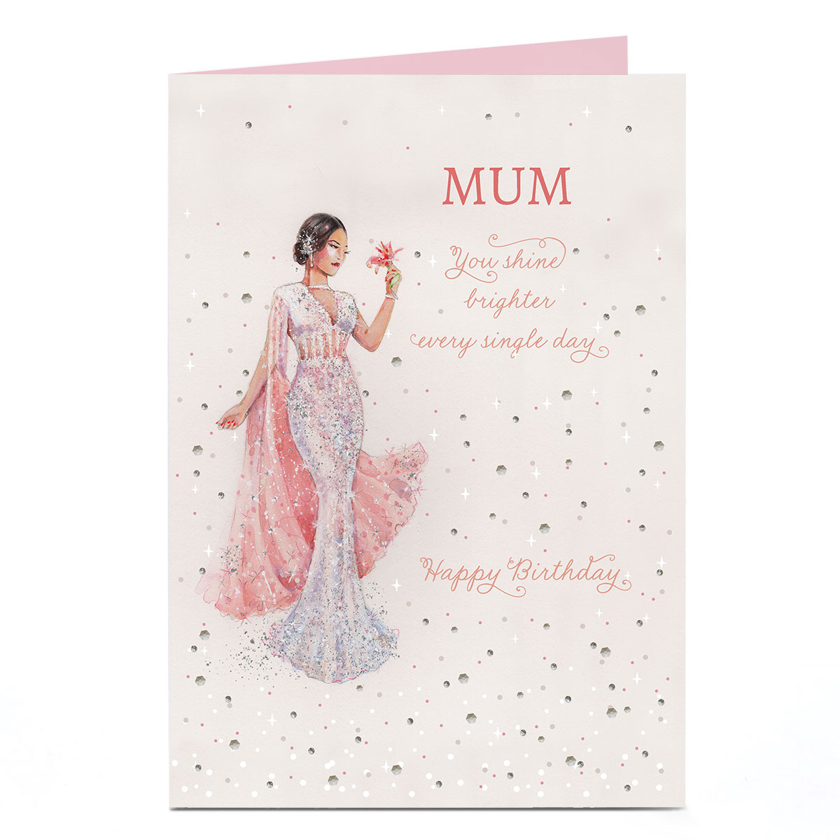 Personalised Birthday Card - You Shine Brighter Every Single Day