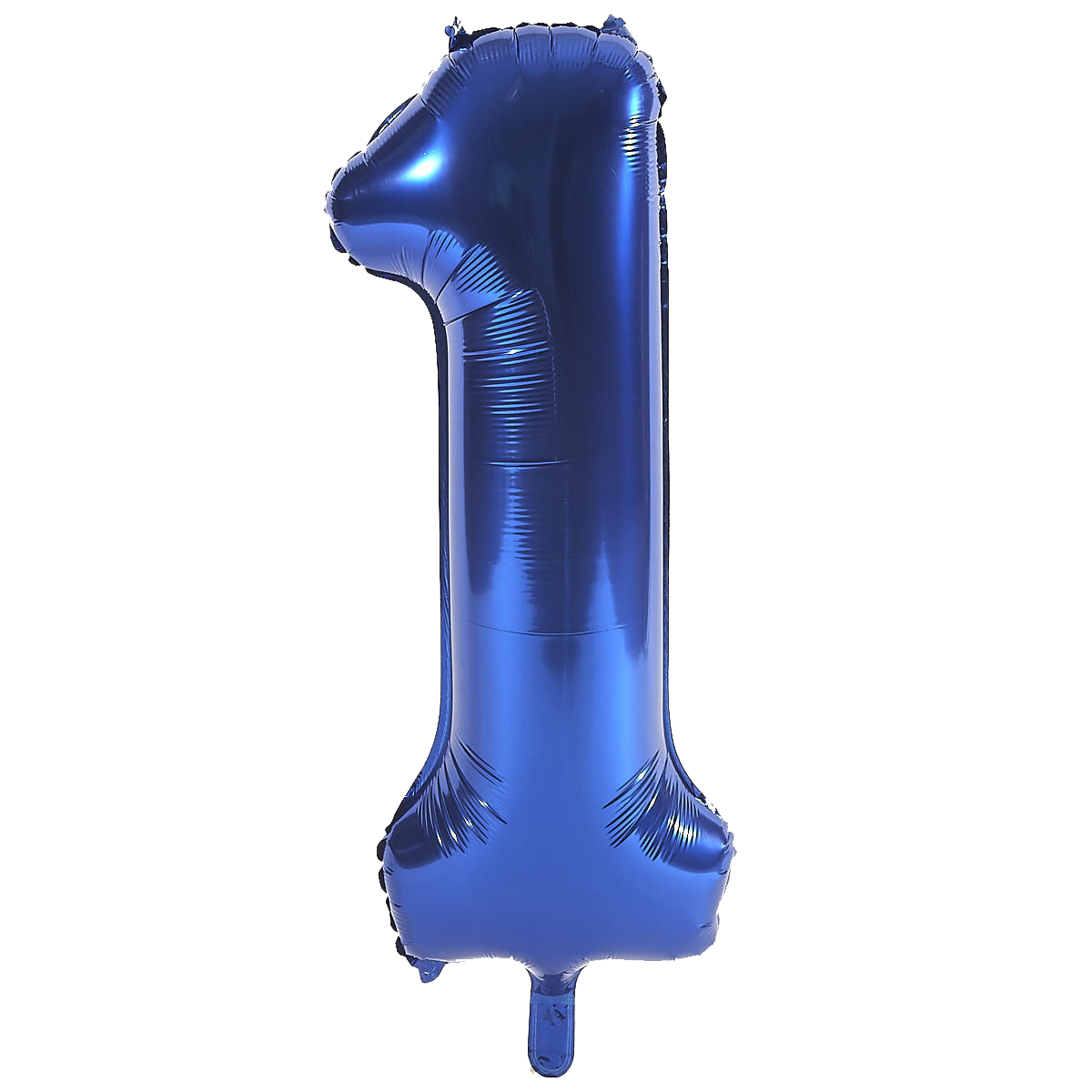 Age 21 Giant Foil Helium Numeral Balloons - Blue (deflated)