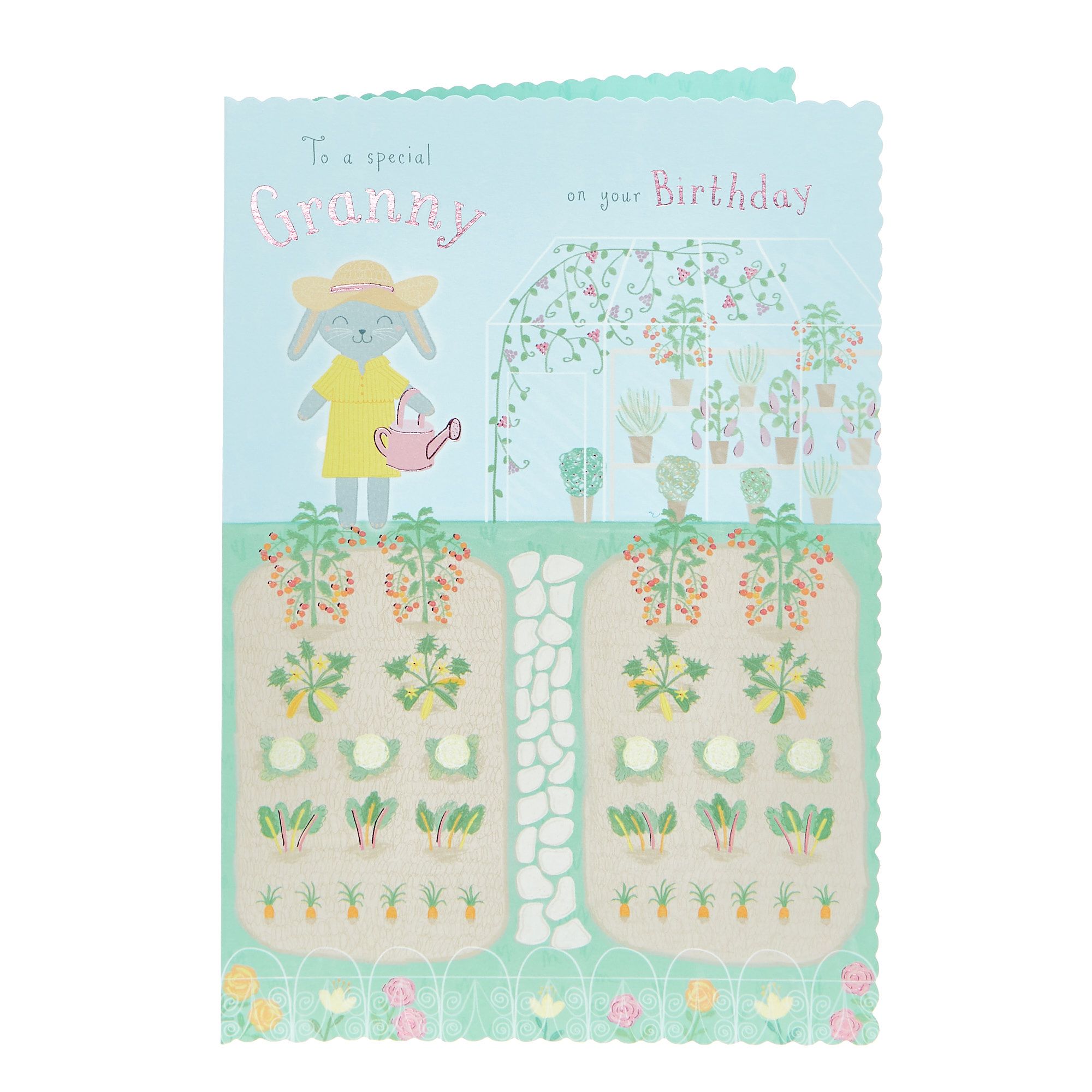 Birthday Card - Special Granny, Gardening