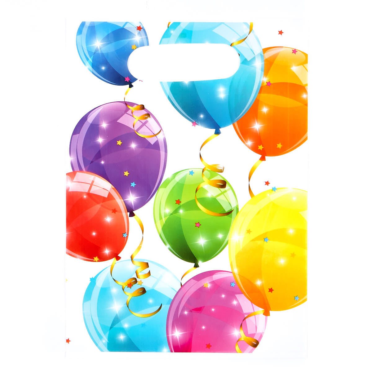 Multi-Coloured Balloons Party Tableware Bundle - 16 Guests