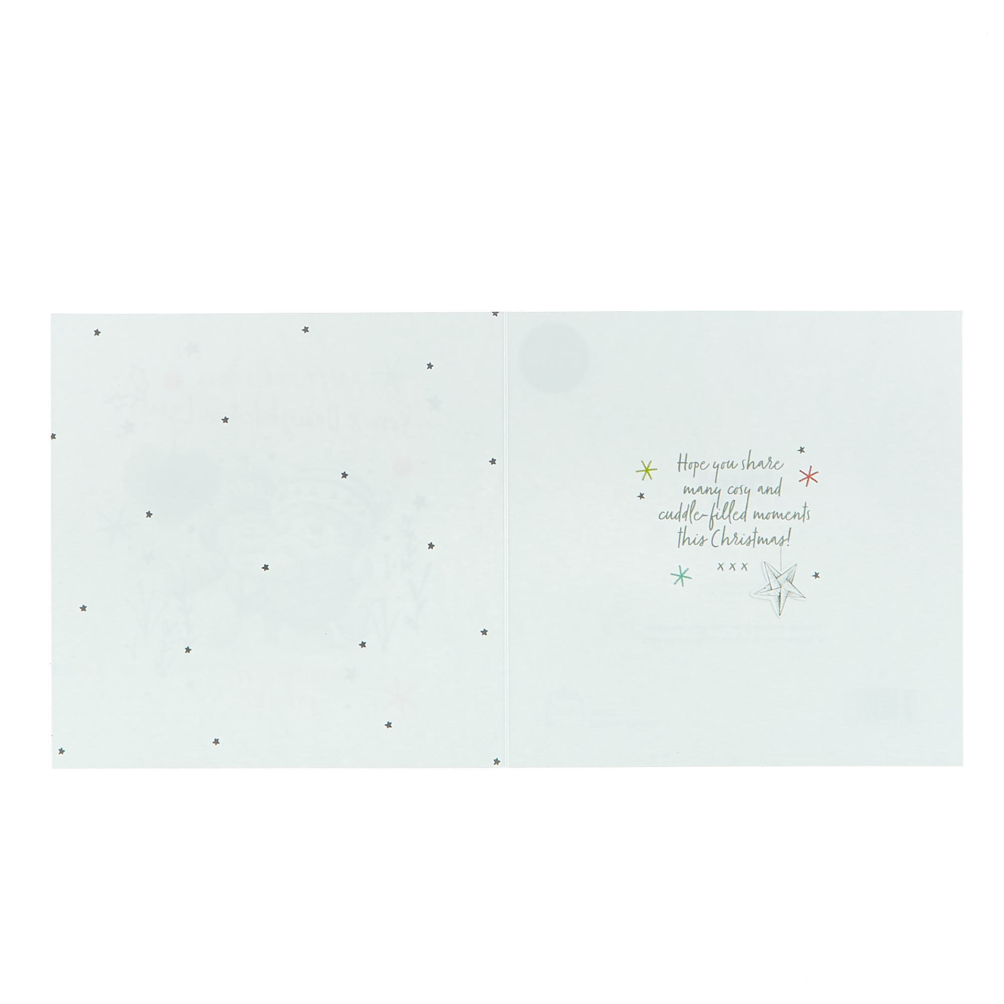 Hugs Bear Christmas Card - Son And Daughter In Law, Cute Bears