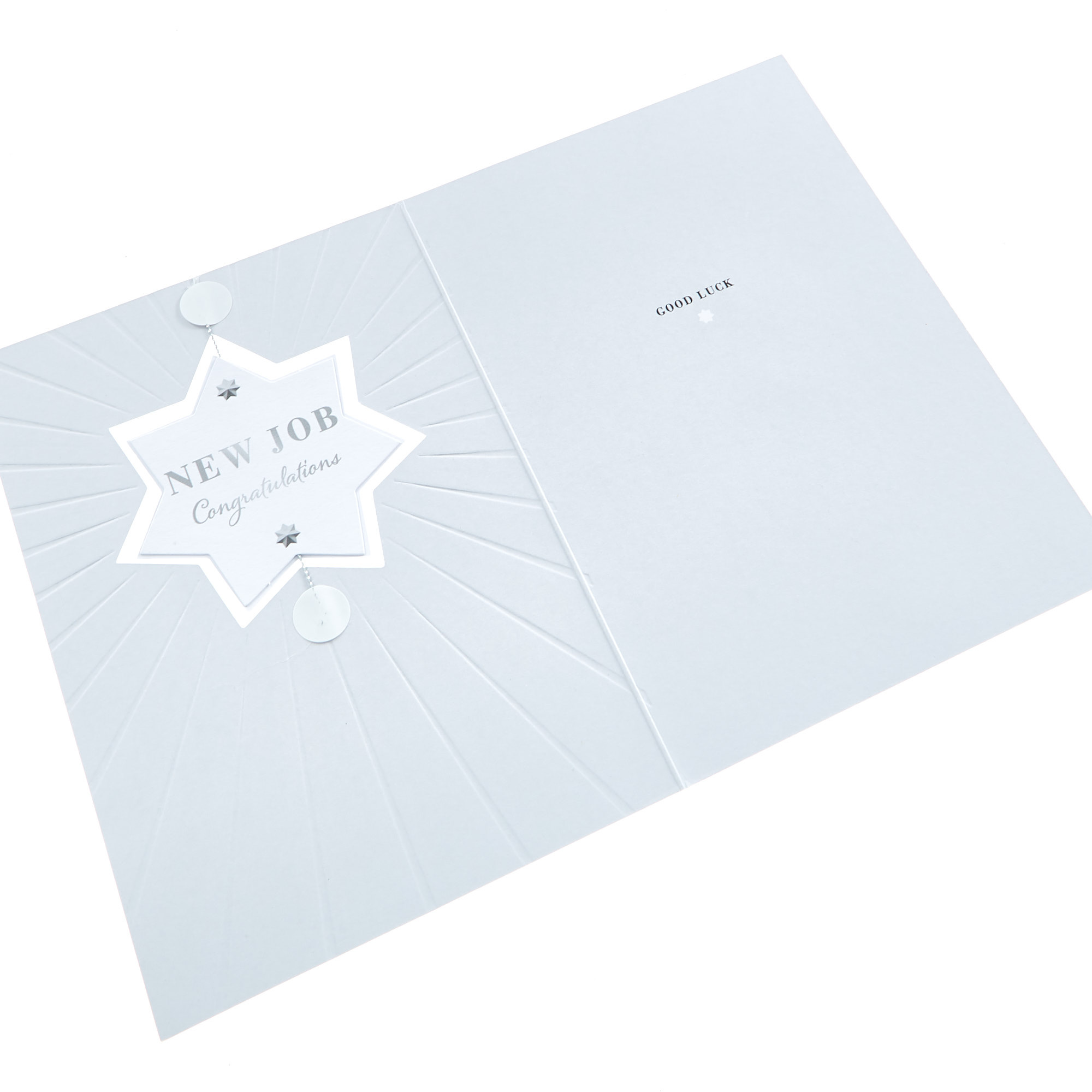 New Job Card - Silver Star