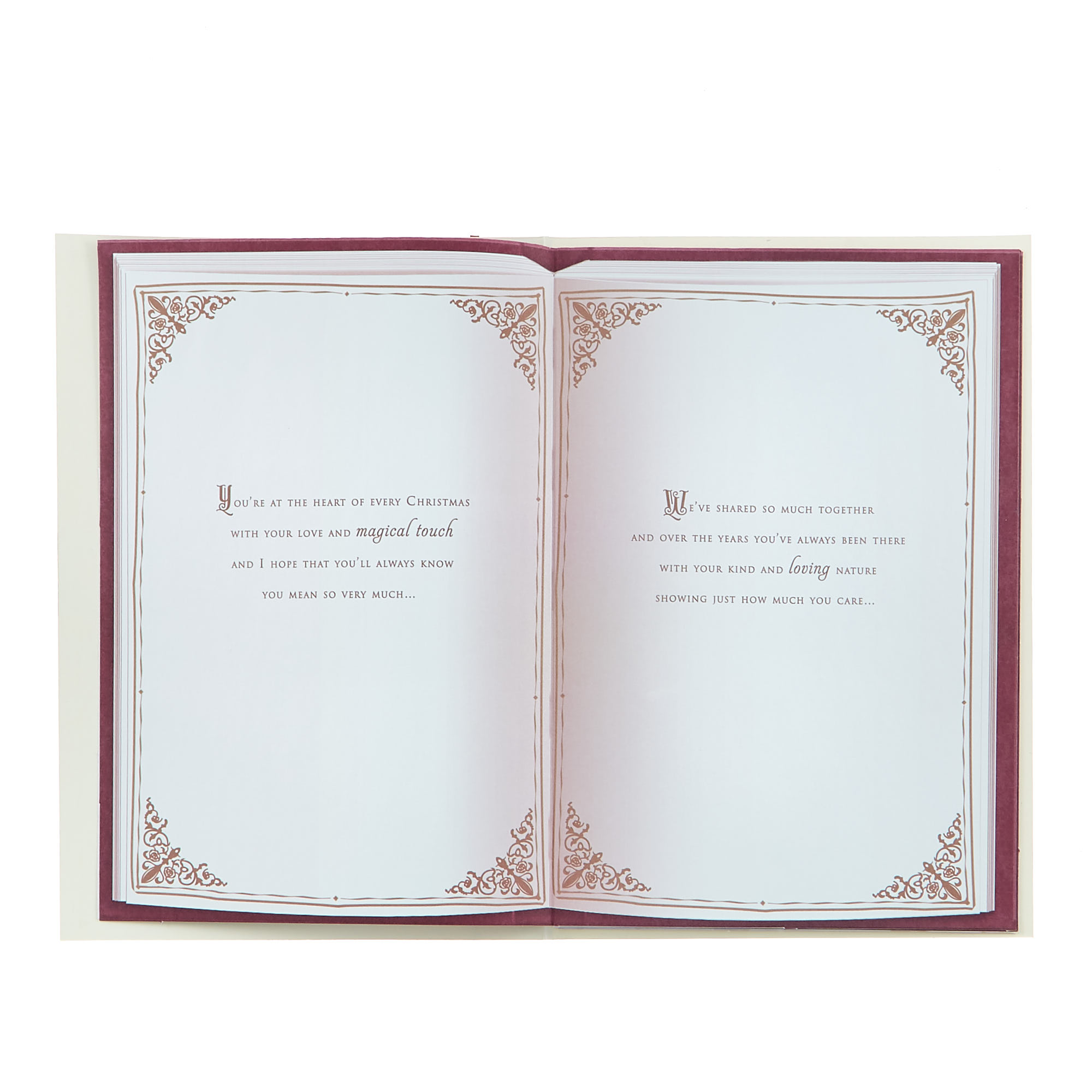 Christmas Card - Gorgeous Wife, Traditional Christmas Verse