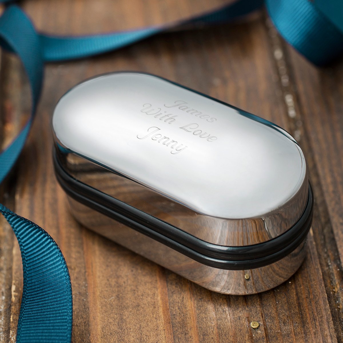 Personalised Engraved Personalised Cufflinks Box