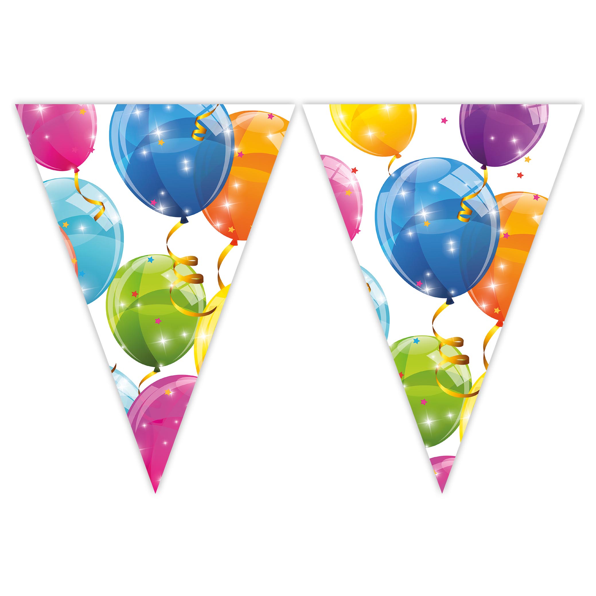 Sparkling Balloons Part Tableware & Decorations Bundle - 16 Guests
