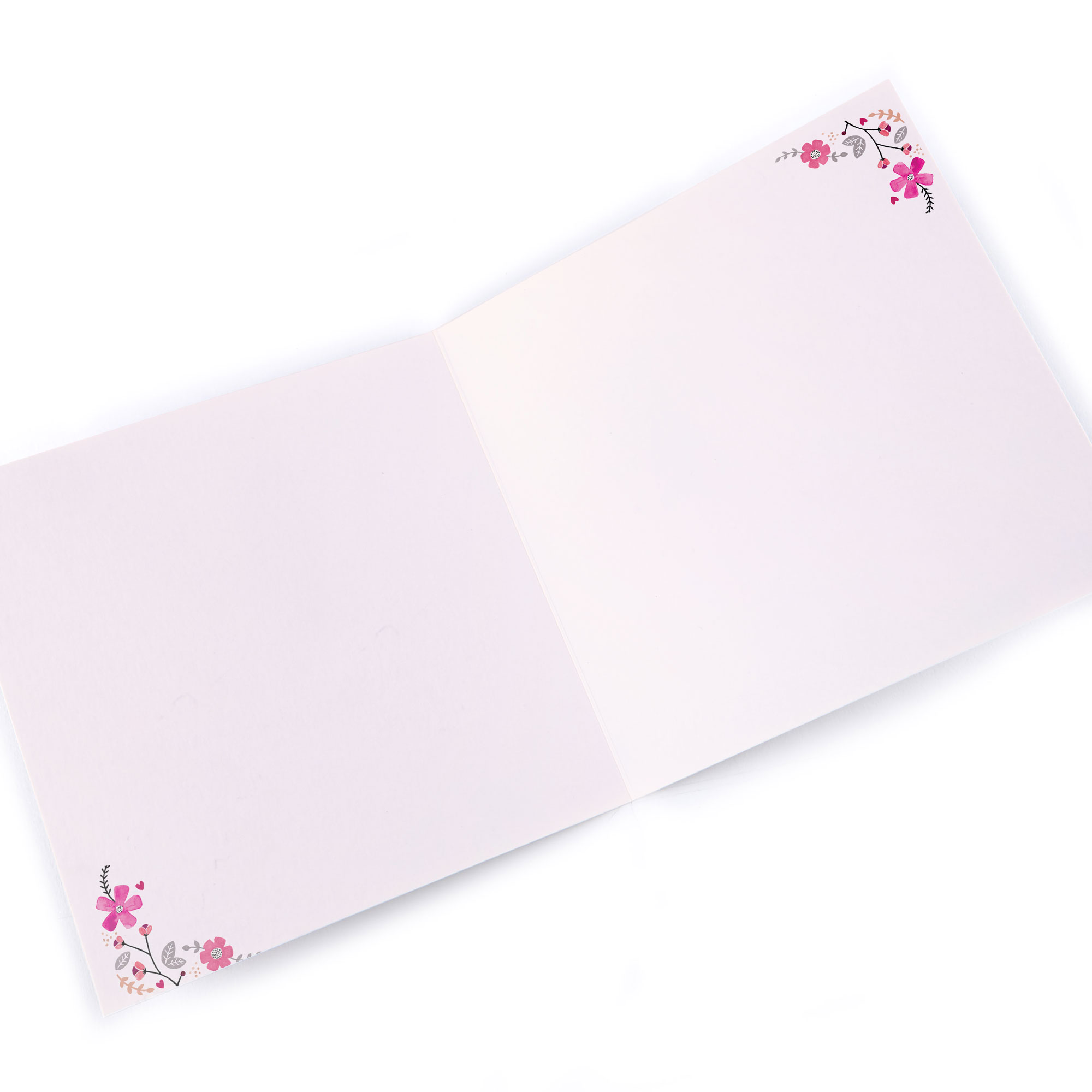 Personalised Birthday Card - Pink Flowers