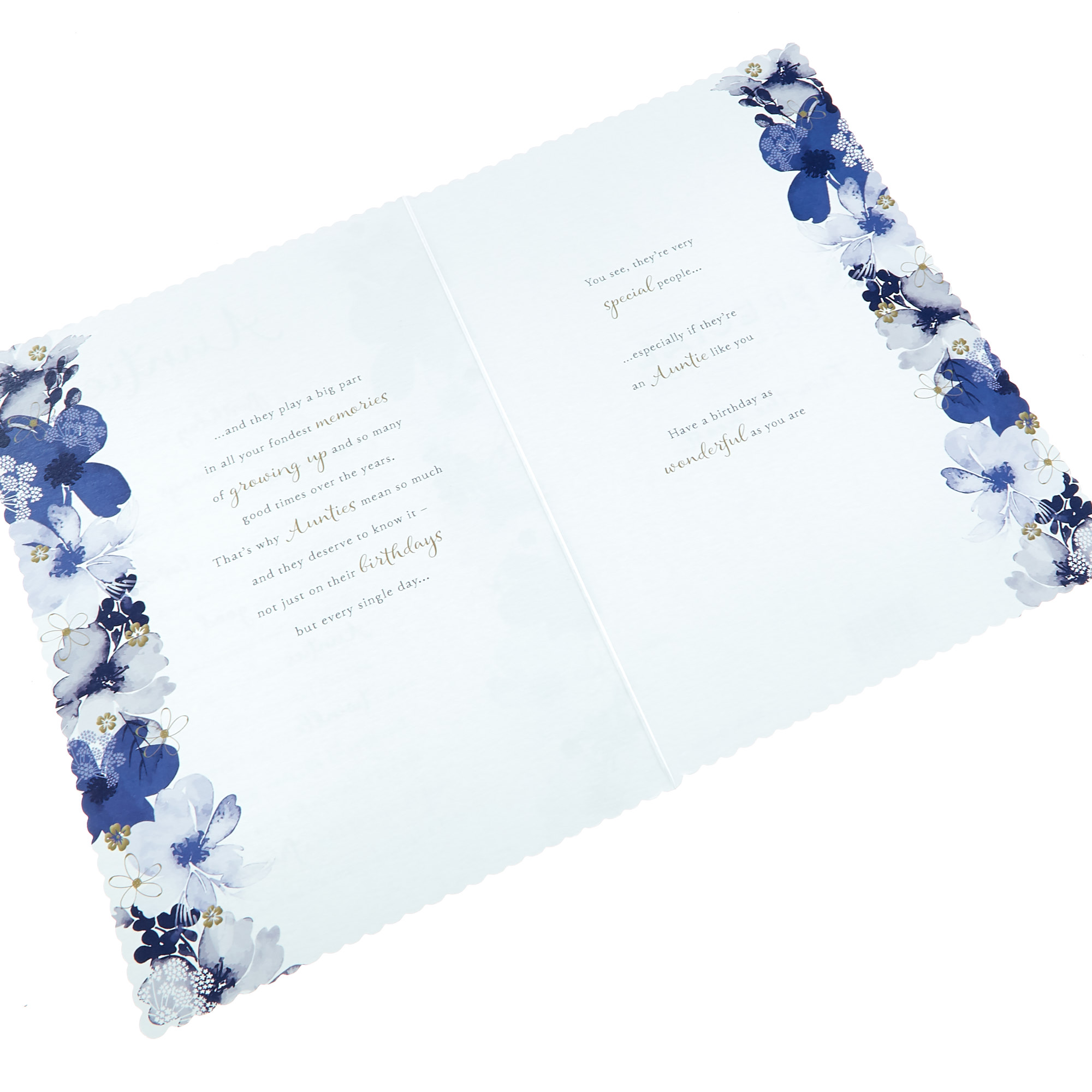 Birthday Card - For A Lovely Auntie