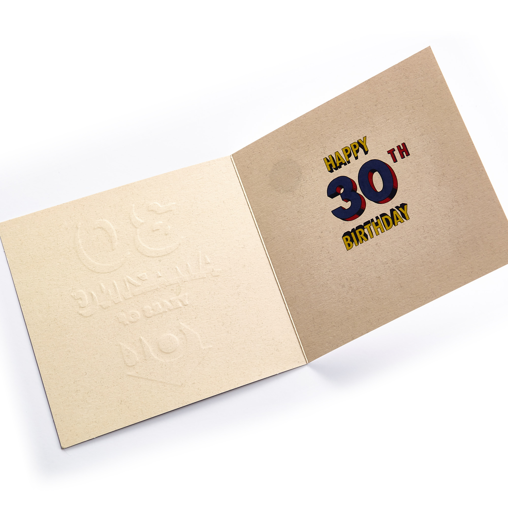 30th Birthday Card - Amazing Years